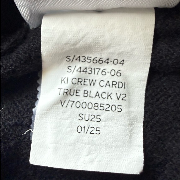 GAP Crewneck Cardigan Long Sleeve True Black Size S - Picture 11 of 13